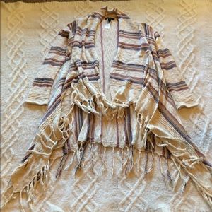 Boho long cardigan sweater